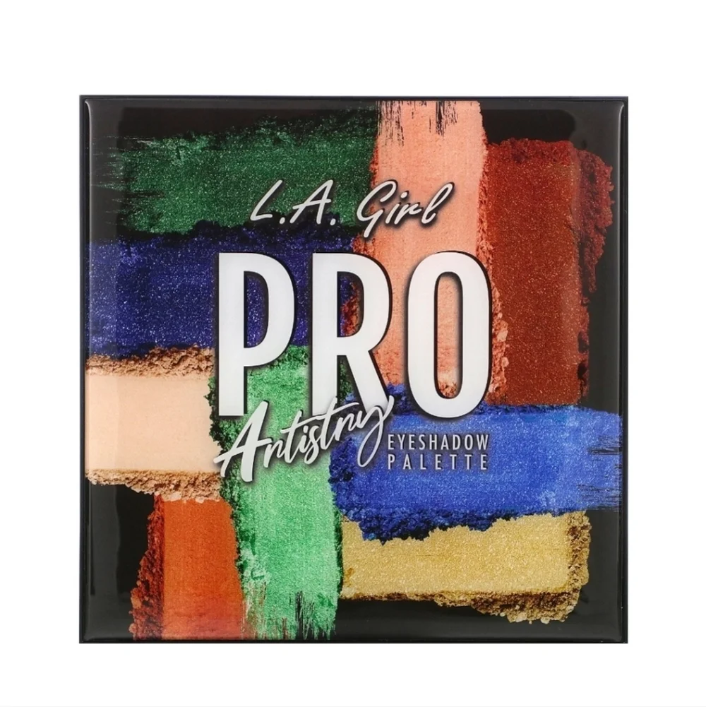 LA Girl Artistry Pro Eyeshadow Palette - Vibrant 16 Multi-Color